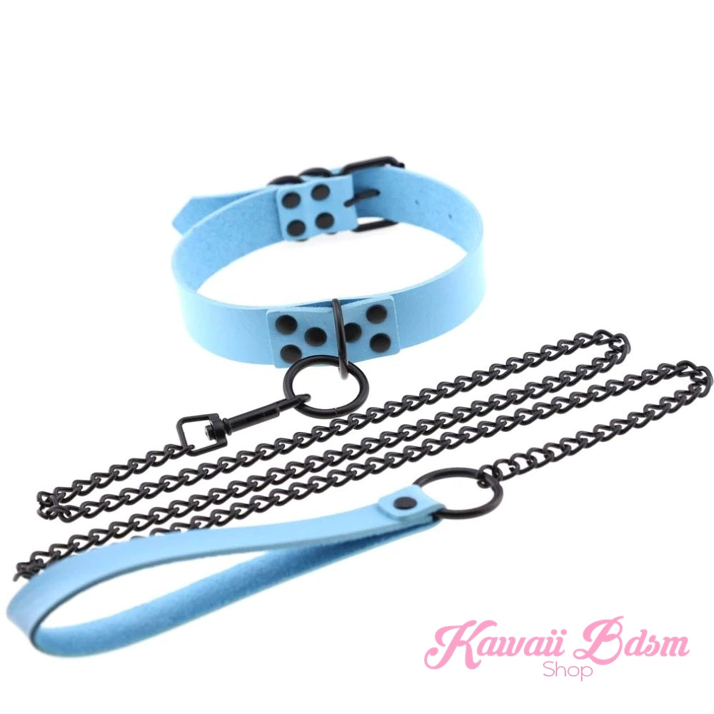 collar choker submissive girly pink blue ddlg mdlg mdlb ddlb caregiver adult toy sexy leash princess slave master dom daddy babygirl baby boy fetish ageplay petplay pet kittenplay kitten puppy puppyplay cat neko by Kawaii BDSM - cute and kinky / Worldwide Free Shipping (3742465589300)