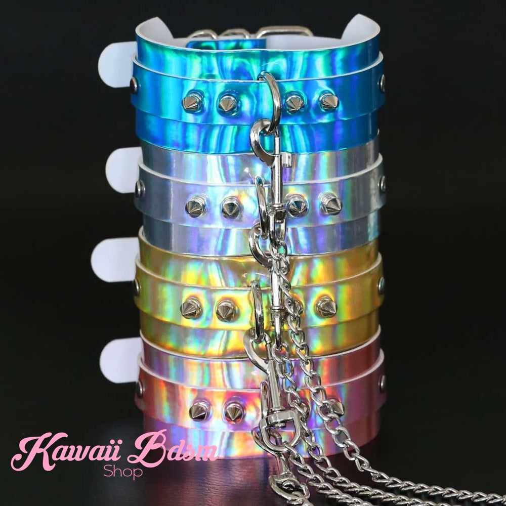 O ring choker collar brat sub submissive dom slave sexy leash chain training ddlg ddlb cglg cglb mdlg mdlb little boy girl pink black purple red goth fashion doll baby by Kawaii Bdsm - Cute and Kinky / Worldwide Free and Discreet Shipping   (781689290804)