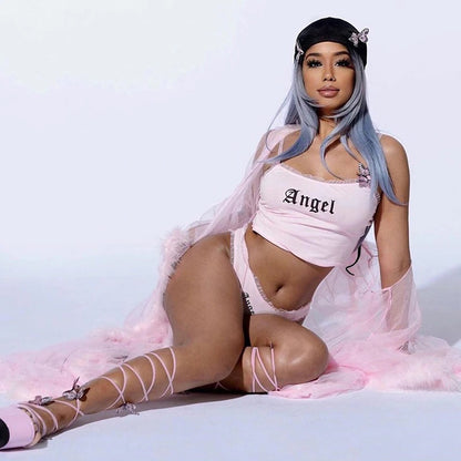 Angel Top & Panties Set (5326522908834)