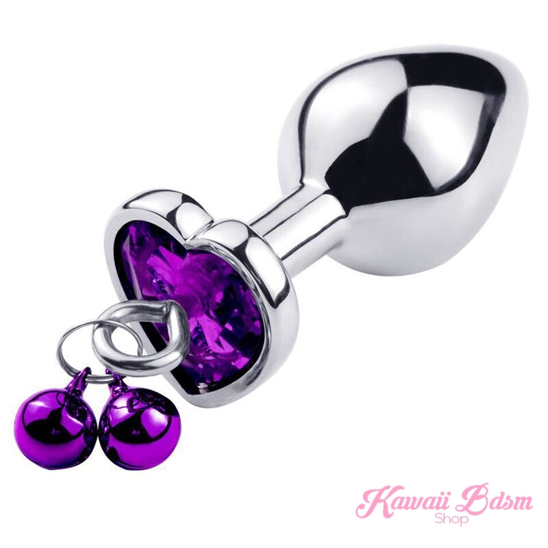 Heart Buttplug w/ Leash (5931815862434)