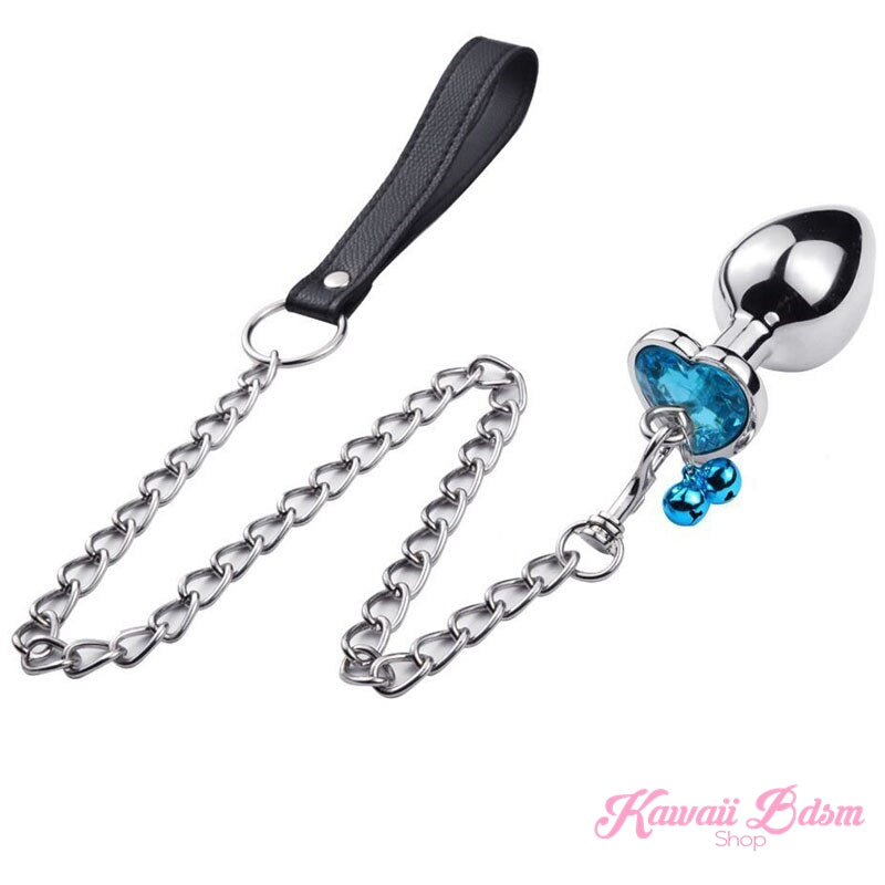 heart anal plug Iridescent Heart Butt Plug – Indulge main image 1