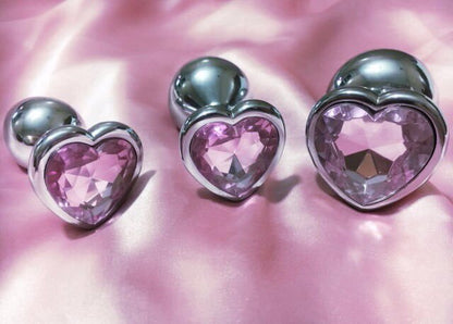 heart plug stainless steel crystal Jewell colorful rainbow ddlgworld ddlgplayground kinky sex buttplug anal babygirl babydoll doll soft aesthetic submissive sub cgl mdlg mdlb ageplay kittenplay neko girl boy by Kawaii BDSM - cute and kinky / Worldwide Free Shipping  (11179135239)