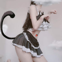 neko kitten maid lingerie cat ears skirt kittenplay ddlgworld babygirl sexy sub kawaii bdsm 