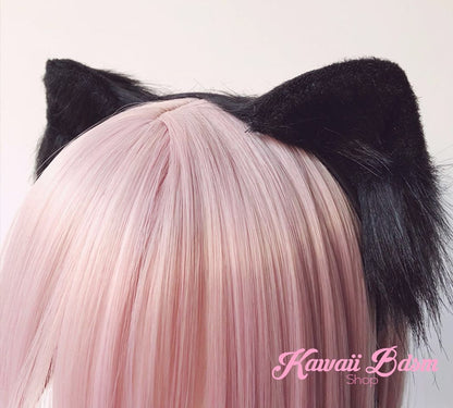 Realistic cat ears kittenplay petplay pet submissive girl boy cgl ddlg ddlb mdlg mdlb handmade handpainted cute sexy cosplay neko by Kawaii Bdsm - Cute and Kinky / Worldwide Free and Discreet Shipping  (1580449628212)