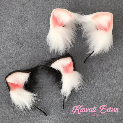 Realistic cat ears kittenplay petplay pet submissive girl boy cgl ddlg ddlb mdlg mdlb handmade handpainted cute sexy cosplay neko by Kawaii Bdsm - Cute and Kinky / Worldwide Free and Discreet Shipping  (1580449628212)