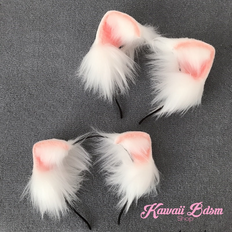 Realistic cat ears kittenplay petplay pet submissive girl boy cgl ddlg ddlb mdlg mdlb handmade handpainted cute sexy cosplay neko by Kawaii Bdsm - Cute and Kinky / Worldwide Free and Discreet Shipping  (1580449628212)