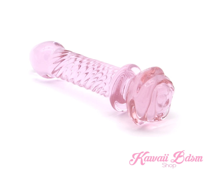 Glass Dildo Pink Heart Adult toy Wand Anal buttPlug Massager aesthetic kittenplay petplay sub bondage ddlg cglg babygirl mdlb instagram tumblr femboy sissy dominant toy anal by Kawaii Bdsm - Cute and Kinky / Worldwide Free and Discreet Shipping (4343736860724)