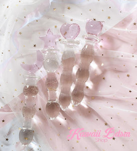 Glass wand dildo icicles sex toy pink ddlg abdl cglg mdlb cglb petplay by by Kawaii Bdsm - Cute and Kinky / Worldwide Free and Discreet Shipping  (11135088327)