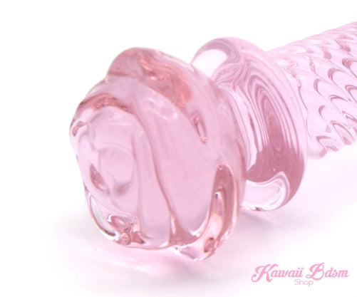 Glass Dildo Pink Heart Adult toy Wand Anal buttPlug Massager aesthetic kittenplay petplay sub bondage ddlg cglg babygirl mdlb instagram tumblr femboy sissy dominant toy anal by Kawaii Bdsm - Cute and Kinky / Worldwide Free and Discreet Shipping (4343736860724)