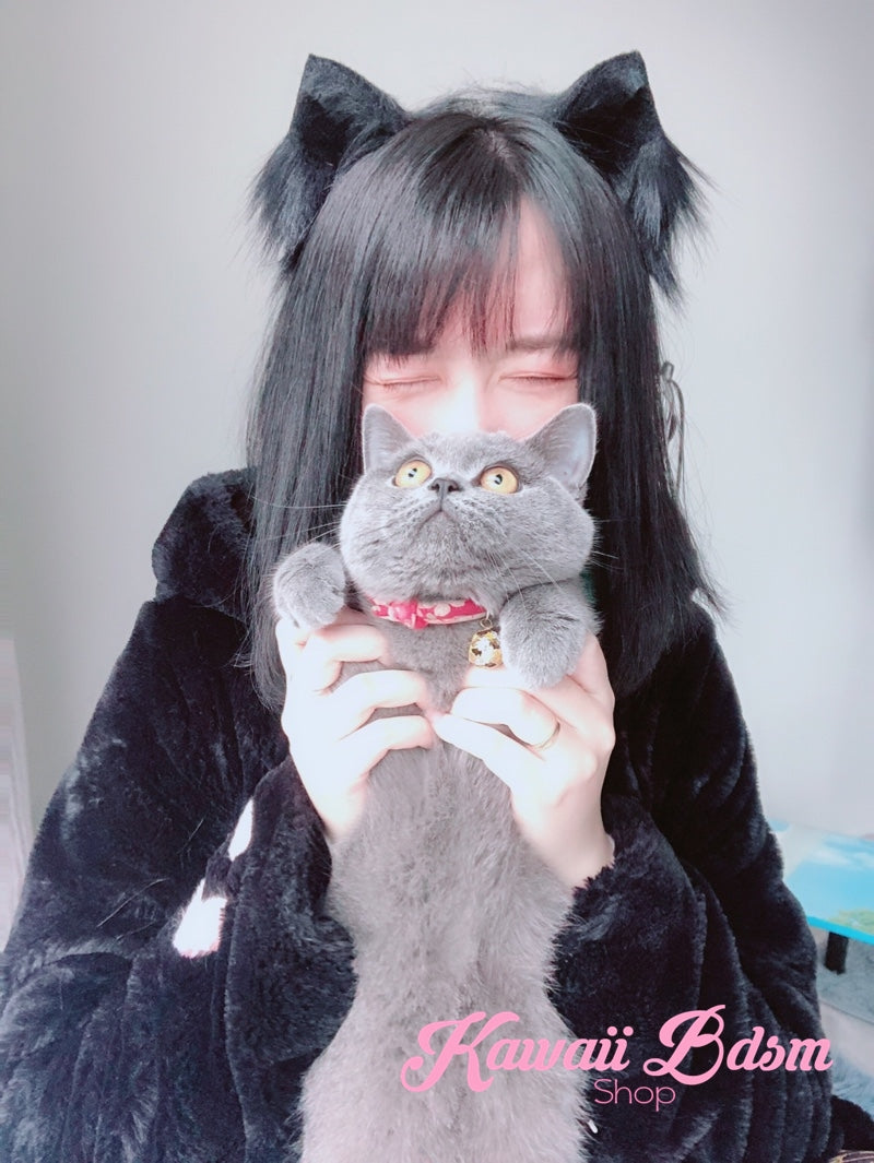Realistic cat ears kittenplay petplay pet submissive girl boy cgl ddlg ddlb mdlg mdlb handmade handpainted cute sexy cosplay neko by Kawaii Bdsm - Cute and Kinky / Worldwide Free and Discreet Shipping  (1580449628212)