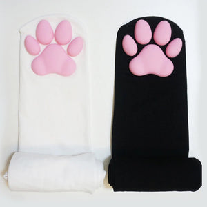 Paw Cat kitten Neko pads Thigh Highs Socks Kawaii Bdsm - cute and kinky
