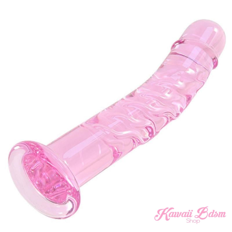 Pink Glass Dildo (5908624048290)