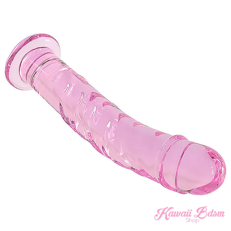 Pink Glass Dildo (5908624048290)
