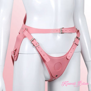 Pink Strap On Harness