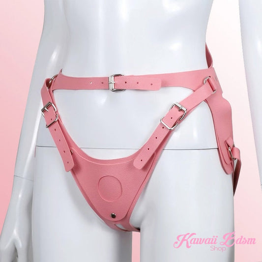 Pink Strap On Harness