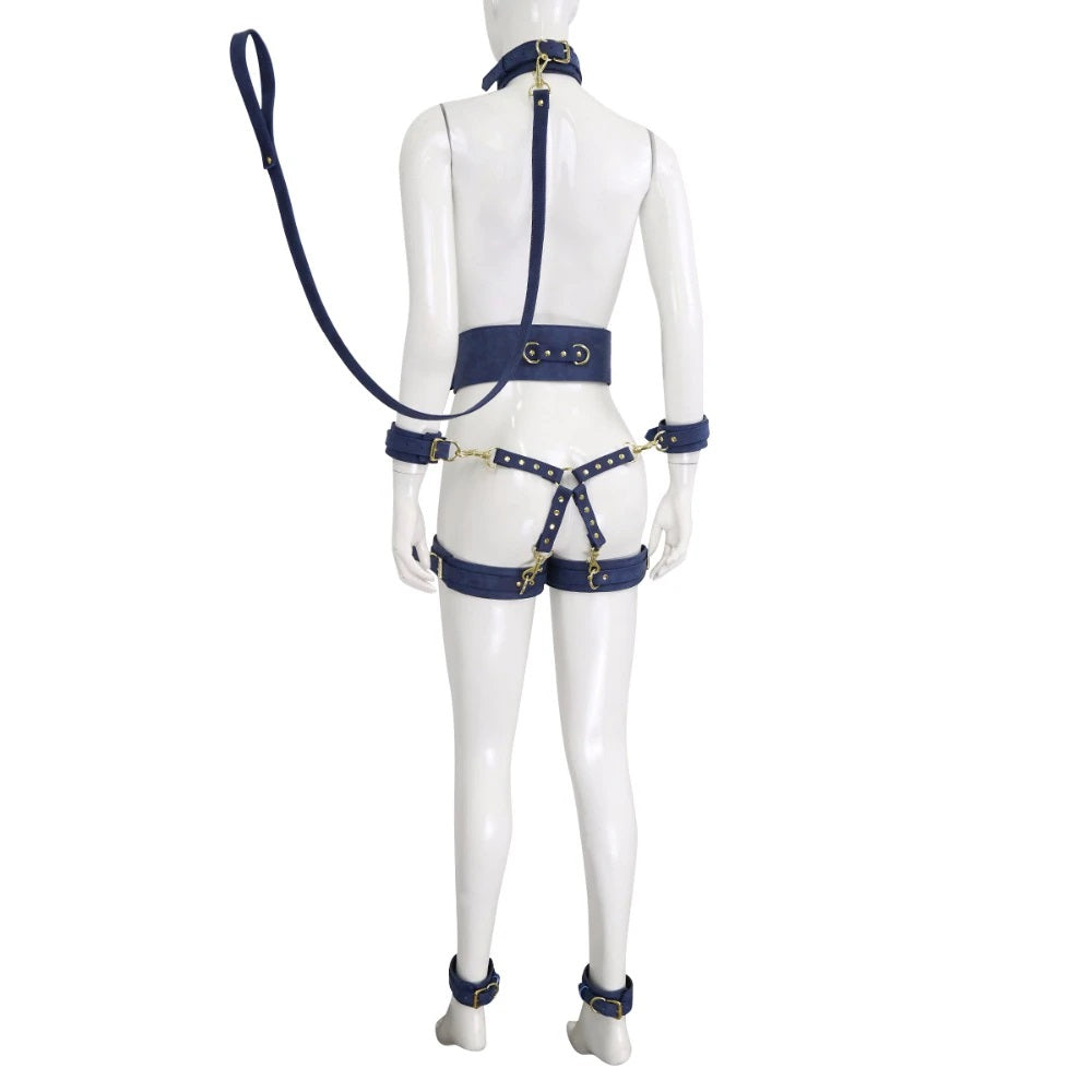 Thigh Ankle Handcuffs Hogtie waist restraints kawaii bdsm pink black, white bondage bdsm kit set complete luxury premium high quality best selling