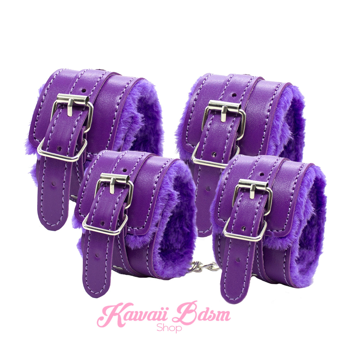 Purple & Black Premium 8 Pcs Bondage Kit – Kawaii Bdsm