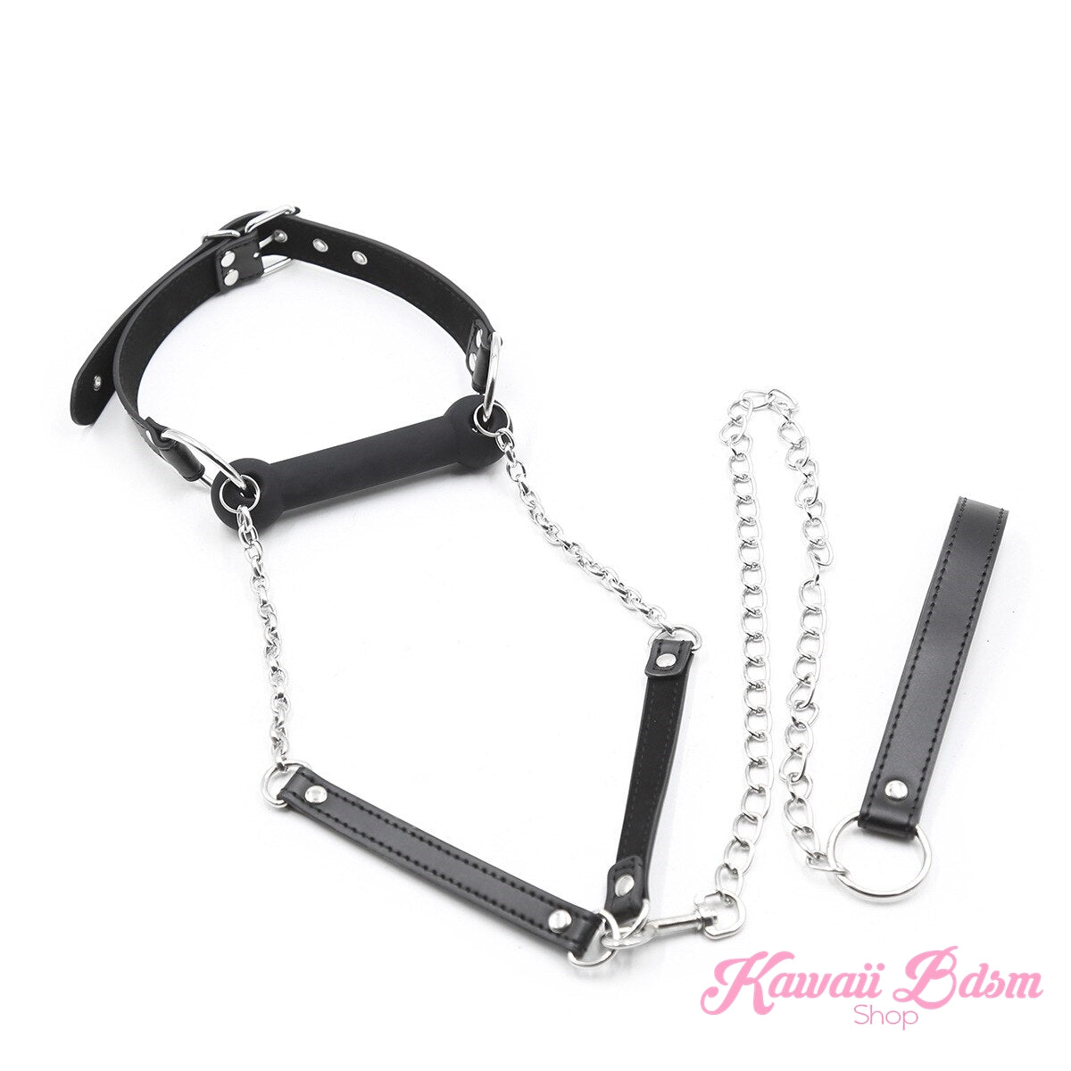 Pony Silicone Gag with Leash Reins (5798637437090)