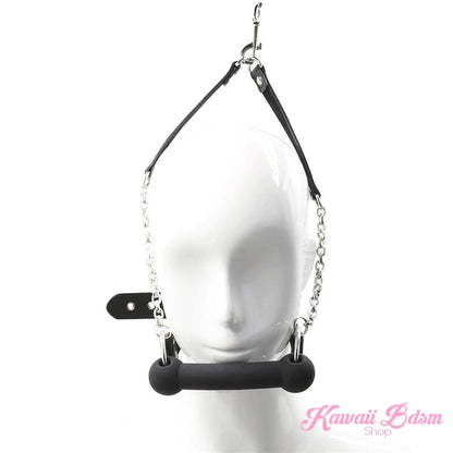Pony Silicone Gag with Leash Reins (5798637437090)