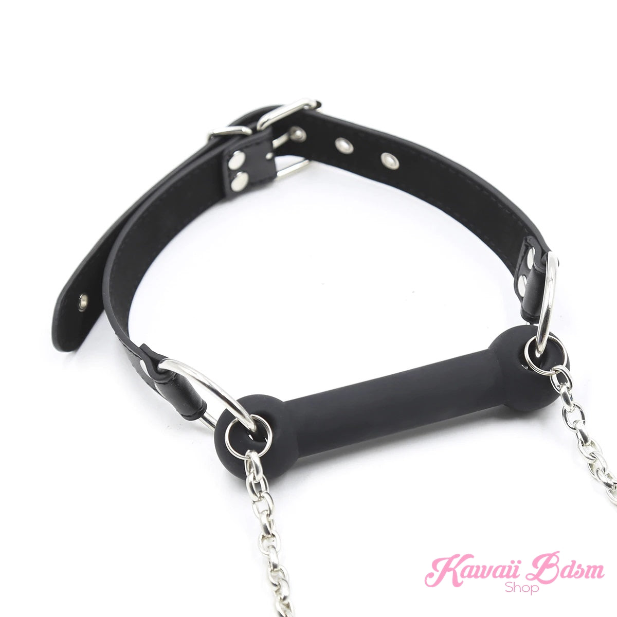 Pony Silicone Gag with Leash Reins (5798637437090)
