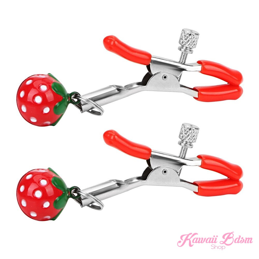 Strawberries Nipple Clamps (5908607074466)