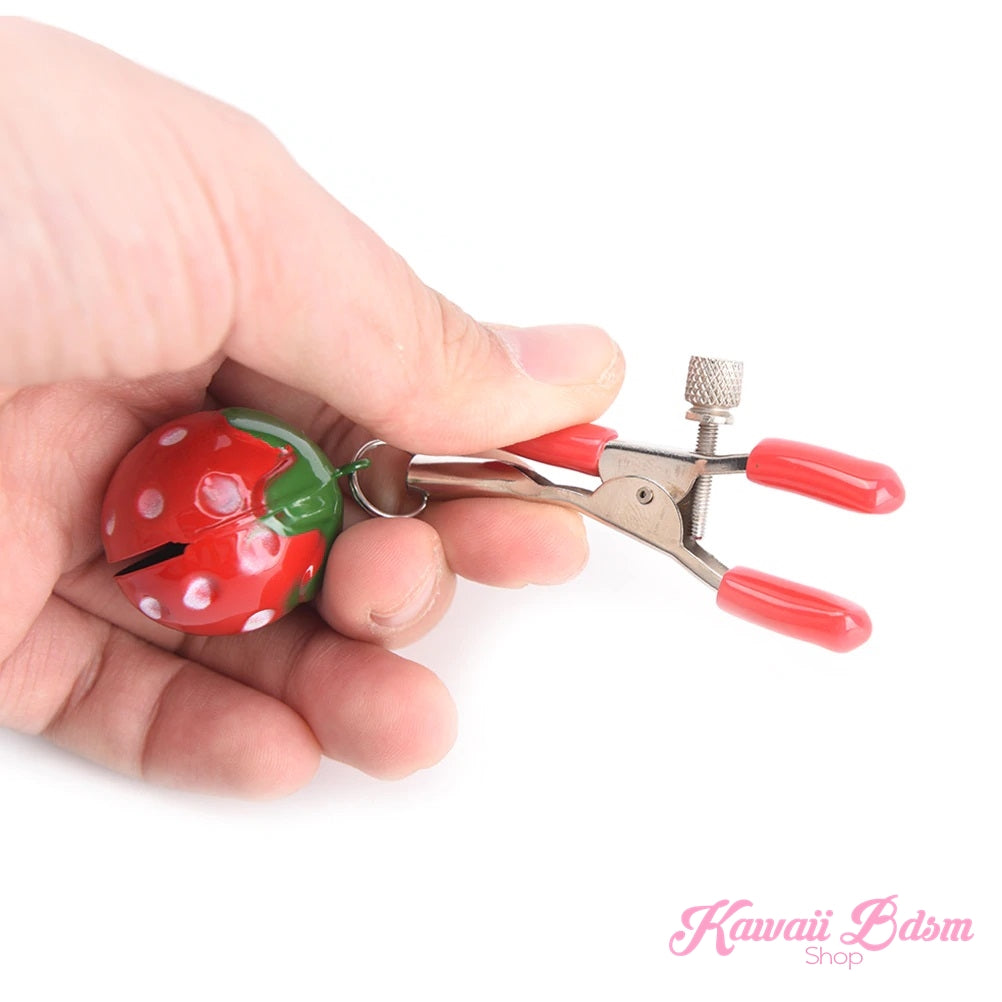 Strawberries Nipple Clamps (5908607074466)