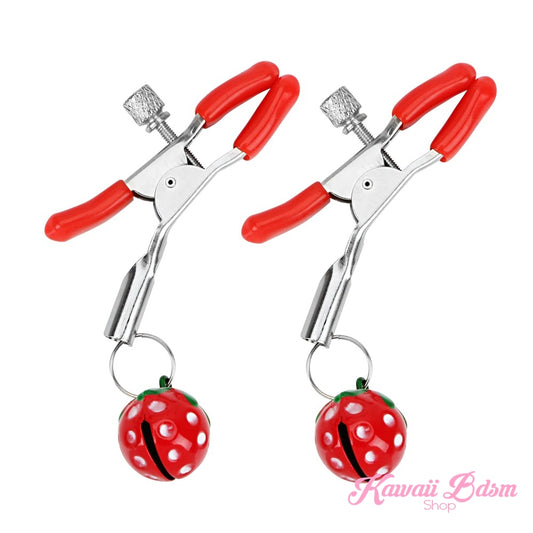 Strawberries Nipple Clamps (5908607074466)