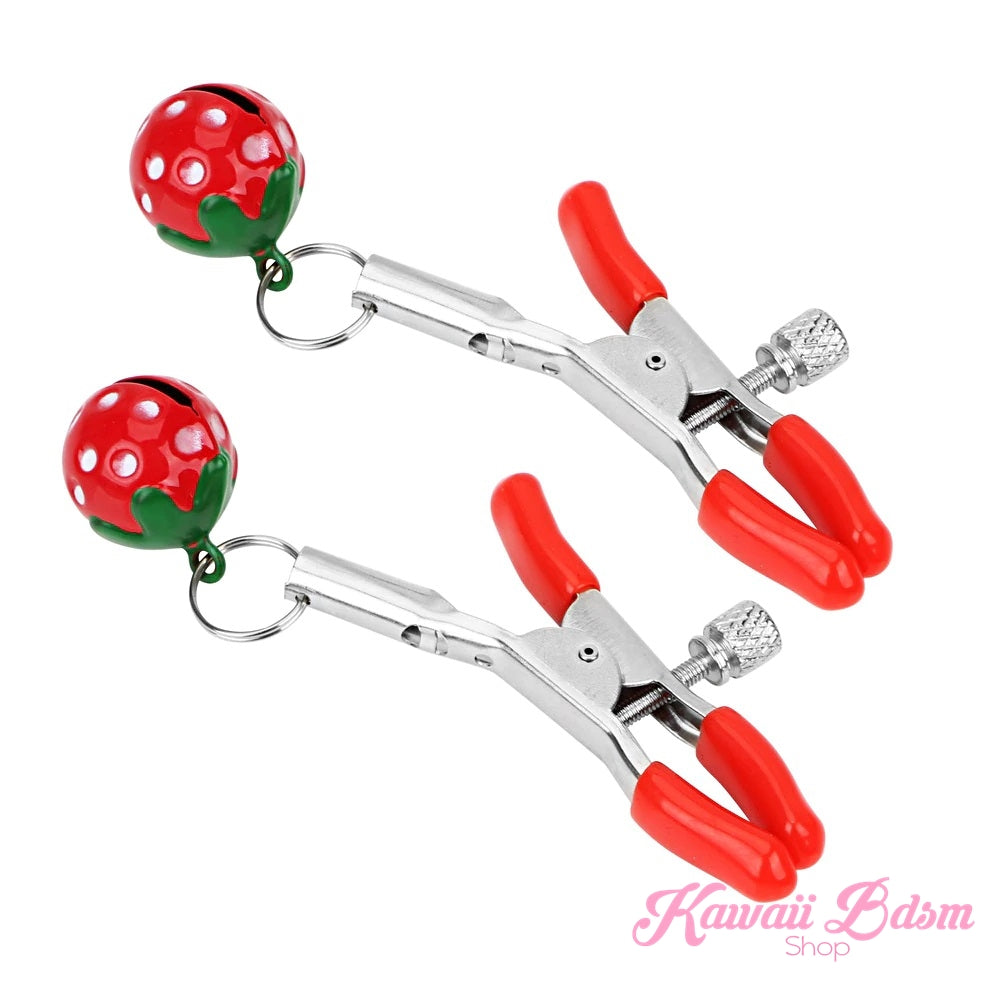 Strawberries Nipple Clamps (5908607074466)