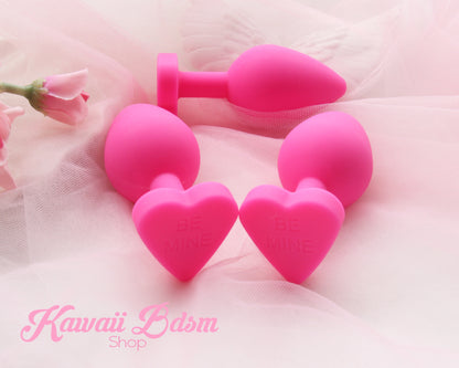Silicone buttplugs heart shapped pink red blue babygirl sissy femboy aesthetic boy little cglg cglb mdlg mdlb ddlg ddlb agelay petplay kittenplay puppyplay fetish sex partner gift love couple goth kitten pet puppy by Kawaii BDSM - cute and kinky / Worldwide Free Shipping (11135411719)