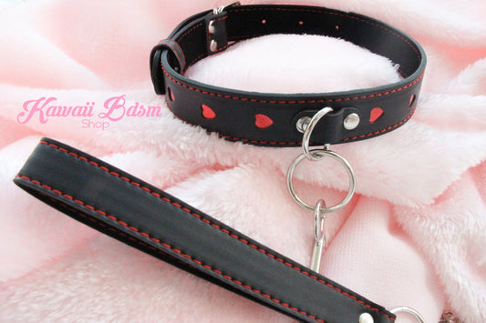 Tiny Hearts Collar & Leash (10949399815)