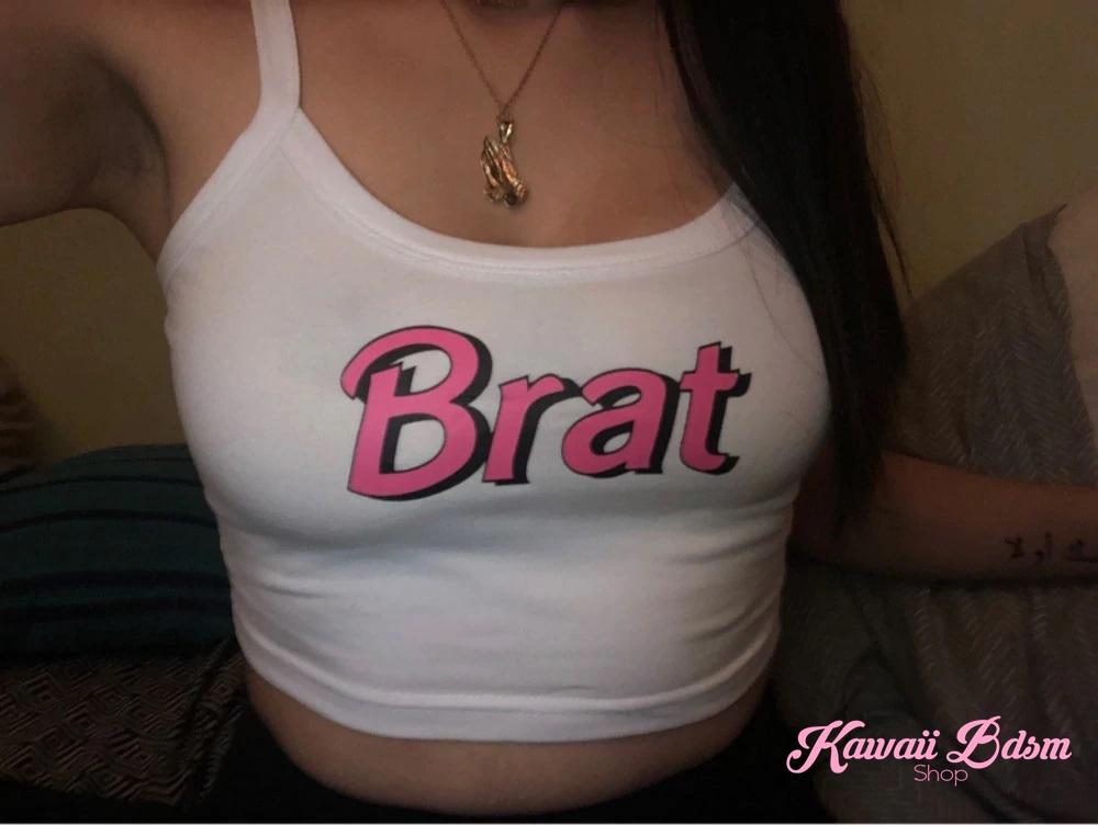 brat top tank ddlg mdlg little submissive dom babygirl baby sexy top fashion by Kawaii BDSM - cute and kinky / Worldwide Free Shipping (4383722700852)