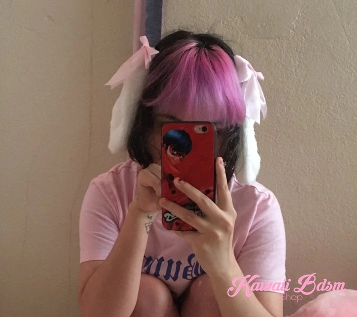bunny rabbit baby ears hairclip babygirl baby soft pink aesthetic lolita fashion pastel goth little one sslg cglg cgl mdlg mdlb ddlgworld ddlgplayground by Kawaii BDSM - cute and kinky / Worldwide Free Shipping (4516576395316)