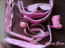 Bdsm kit Set 10 pcs pet bone gag hand cuffs collar leash ankle cuffs whip paddle nipple clamps  feather rope shibari bondage cute pink aesthetic ddlg cglg mdlg ddlb mdlb little submissive restraints sex couple by Kawaii BDSM - cute and kinky / Worldwide Free Shipping (10885266311)