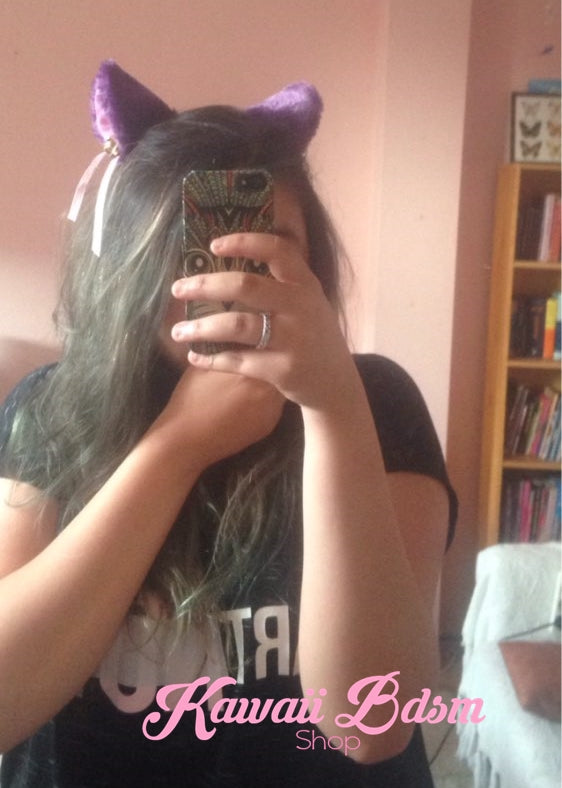Classic Cosplay Cat Ears with Bells (11085259079)