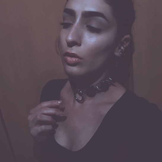 Spiked Floral Collar (11135272775)
