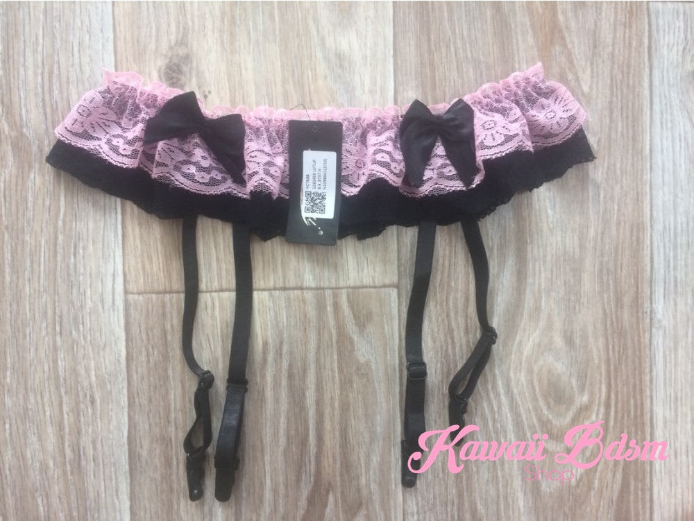Lingerie Garter belt bondage sexy ddlg babygirl little one girl women submissive femboy sissy goth fashion pastel black pink white  by Kawaii Bdsm - Cute and Kinky / Worlwide Free and Disreet Shipping  (10940261127)