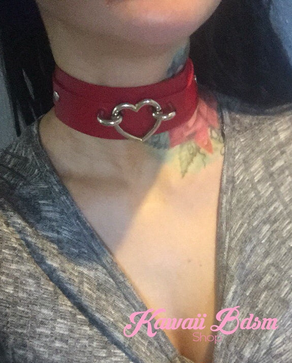 Choker heart collar goth gothic pastel fashion outfit japanese alternative babygirl roleplay ddlg daddy dom mdlg mdlb ddlb little girl boy sissy pet petplay kitten kittenplay puppyplay by Kawaii BDSM - cute and kinky / Worldwide Free Shipping (480873676837)