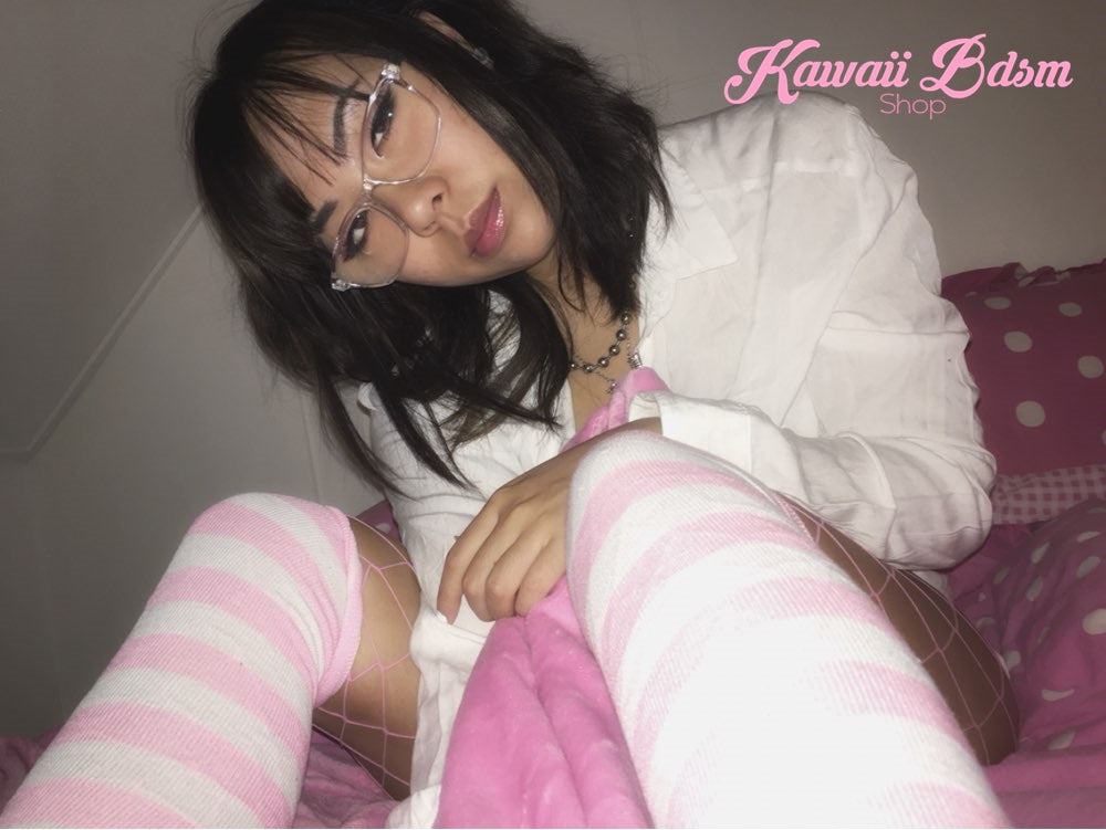 Striped Thigh High Socks (11562629383)