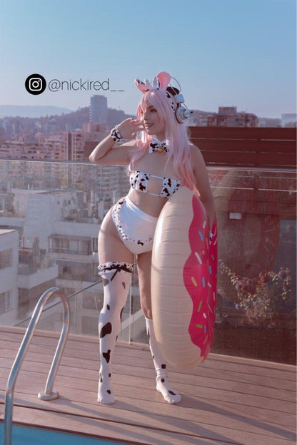 baby cow lingerie ra panties and accessories, hentai alternative inspired kink submissive sexy japanese girl costume pet petplay calf fetish girlfriend by Kawaii BDSM - cute and kinky / Worldwide Free  (4491105894452)