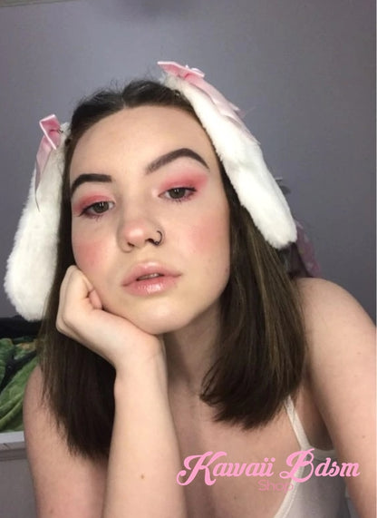bunny rabbit baby ears hairclip babygirl baby soft pink aesthetic lolita fashion pastel goth little one sslg cglg cgl mdlg mdlb ddlgworld ddlgplayground by Kawaii BDSM - cute and kinky / Worldwide Free Shipping (4516576395316)