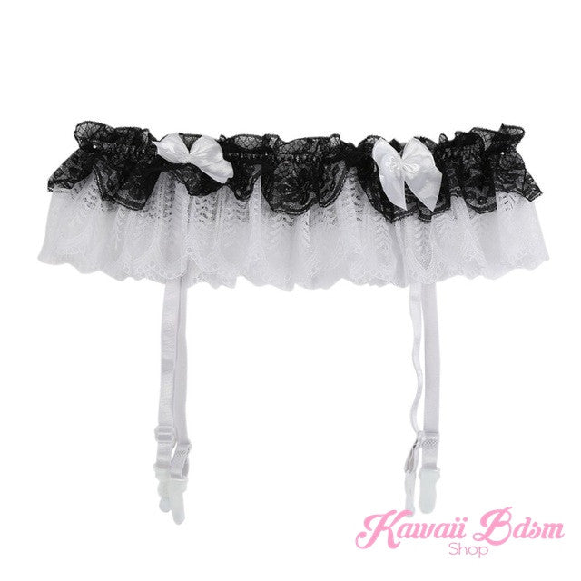 BabyDoll Garter & Stockings Set Kawaii Bdsm BabyDoll Garter & Stockings Set Kawaii Bdsm