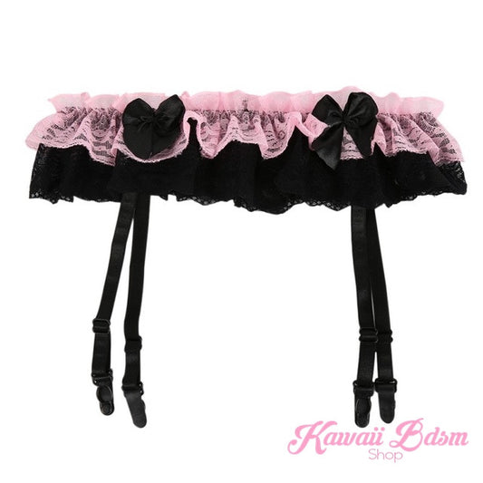Lingerie Garter belt bondage sexy ddlg babygirl little one girl women submissive femboy sissy goth fashion pastel black pink white  by Kawaii Bdsm - Cute and Kinky / Worlwide Free and Disreet Shipping  (10940261127)