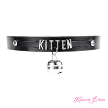 kitten bell choker collar words custom kawaii bdsm ddlgworld
