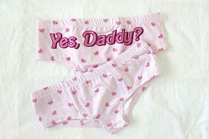 Yes daddy little girl ddlgworld little lingerie panties ageplay cglg  babygirl ddlb boy by Kawaii Bdsm - Cute and Kinky / Worldwide Free and Discreet Shipping (10887811399)