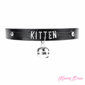 kitten bell choker collar words custom kawaii bdsm ddlgworld