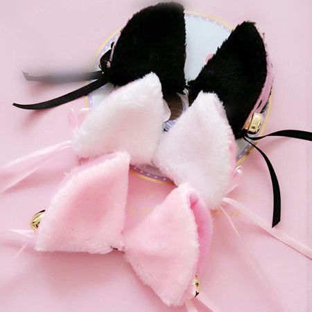 Classic Cosplay Cat Ears with Bells (11085259079)