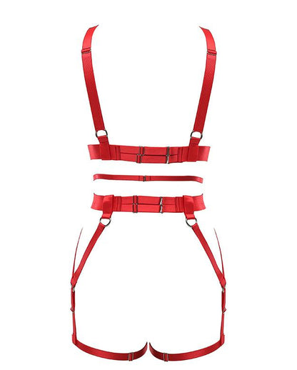 Harness Garter Chest Body handmade luxury bondage pink purple red black sexy belt ddlg babygirl little one girl women submissive by Kawaii Bdsm - Cute and Kinky / Worlwide Free and Disreet Shipping  (499766755380)