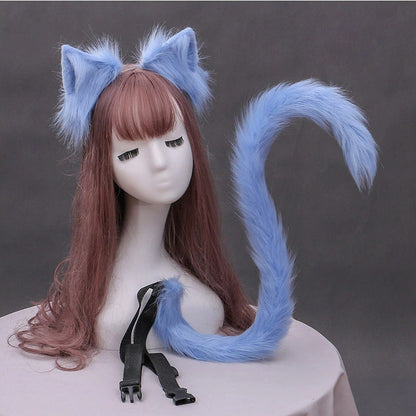 Realistic Long Tail & Ears Set