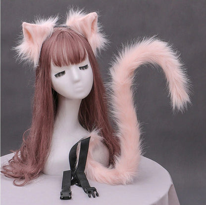 Realistic Long Tail & Ears Set