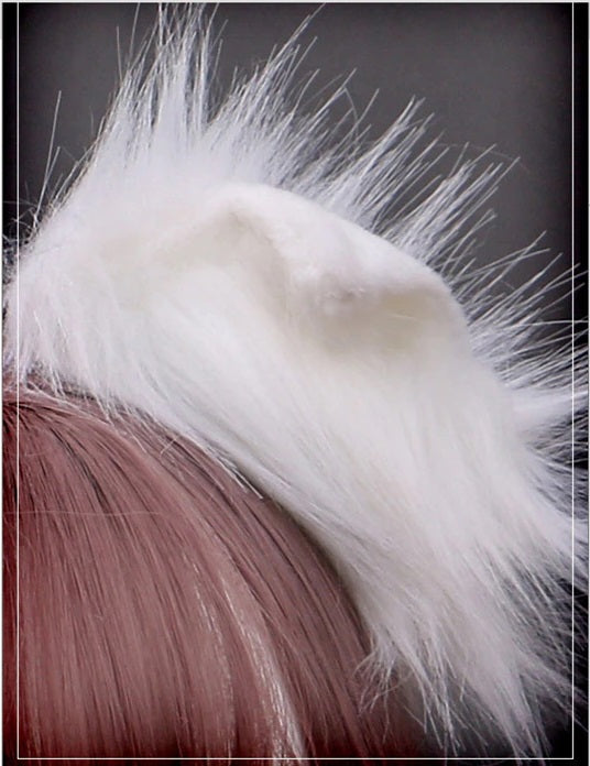 Realistic Long Tail & Ears Set